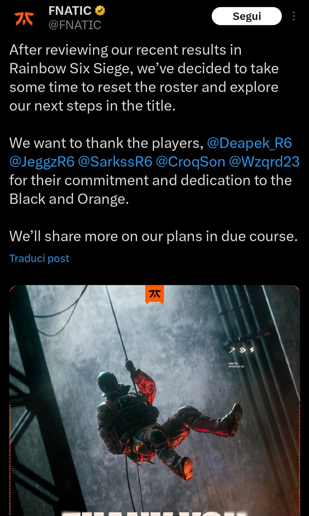 Thumbnail for RIP R6 Roaster