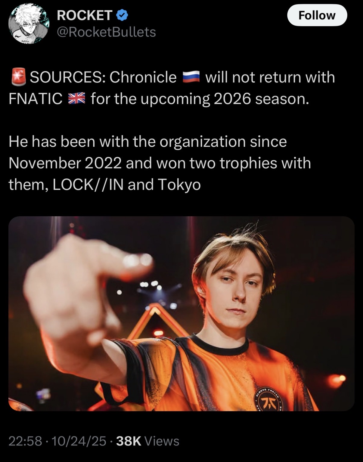 Thumbnail for CHRONICLE LEAVING FNC