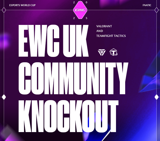 Thumbnail for EWC UK Community Knockout: Valorant & TFT Tournament! - Sign up now!