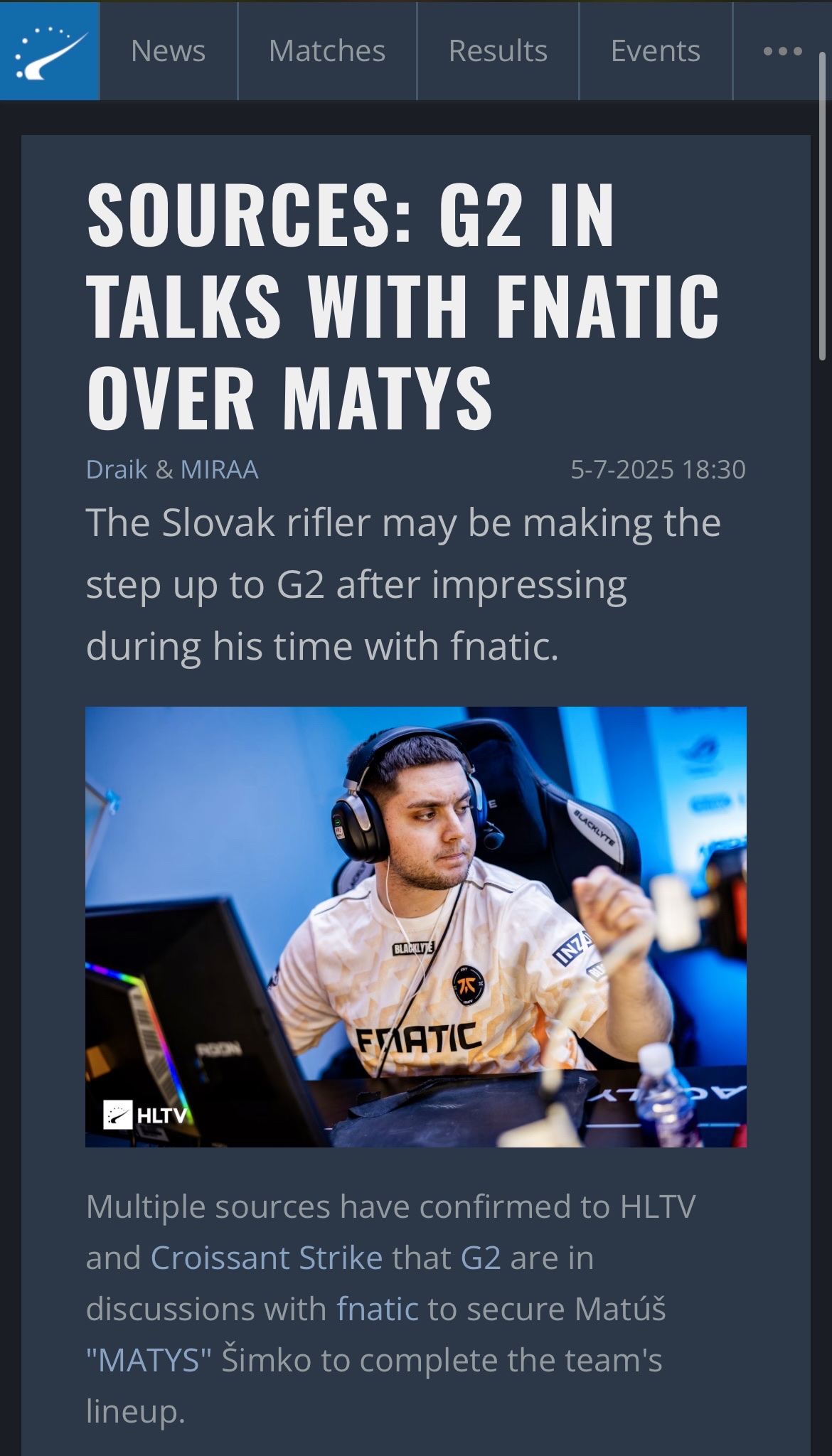 Thumbnail for Matys rumor