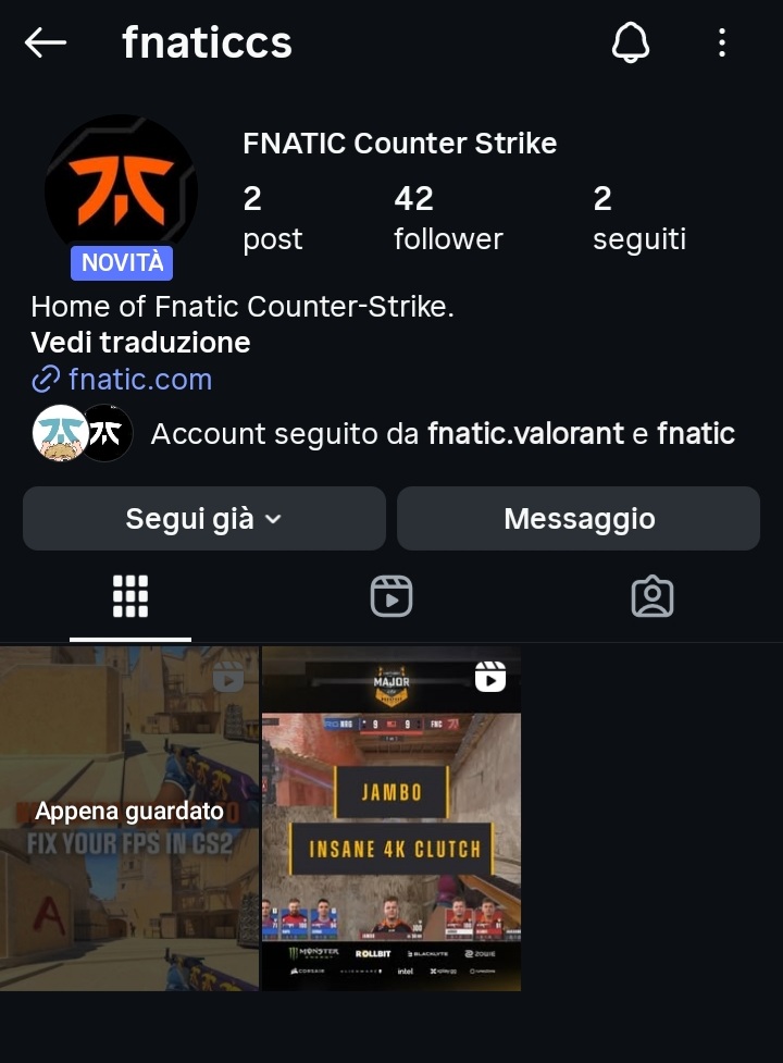 Thumbnail for FINALLY THE FNATIC CS2 IG PROFILE